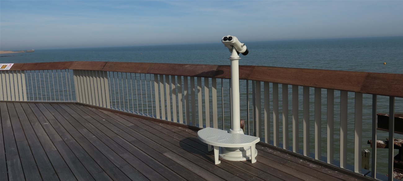 Telescopios en Muelle Hastings